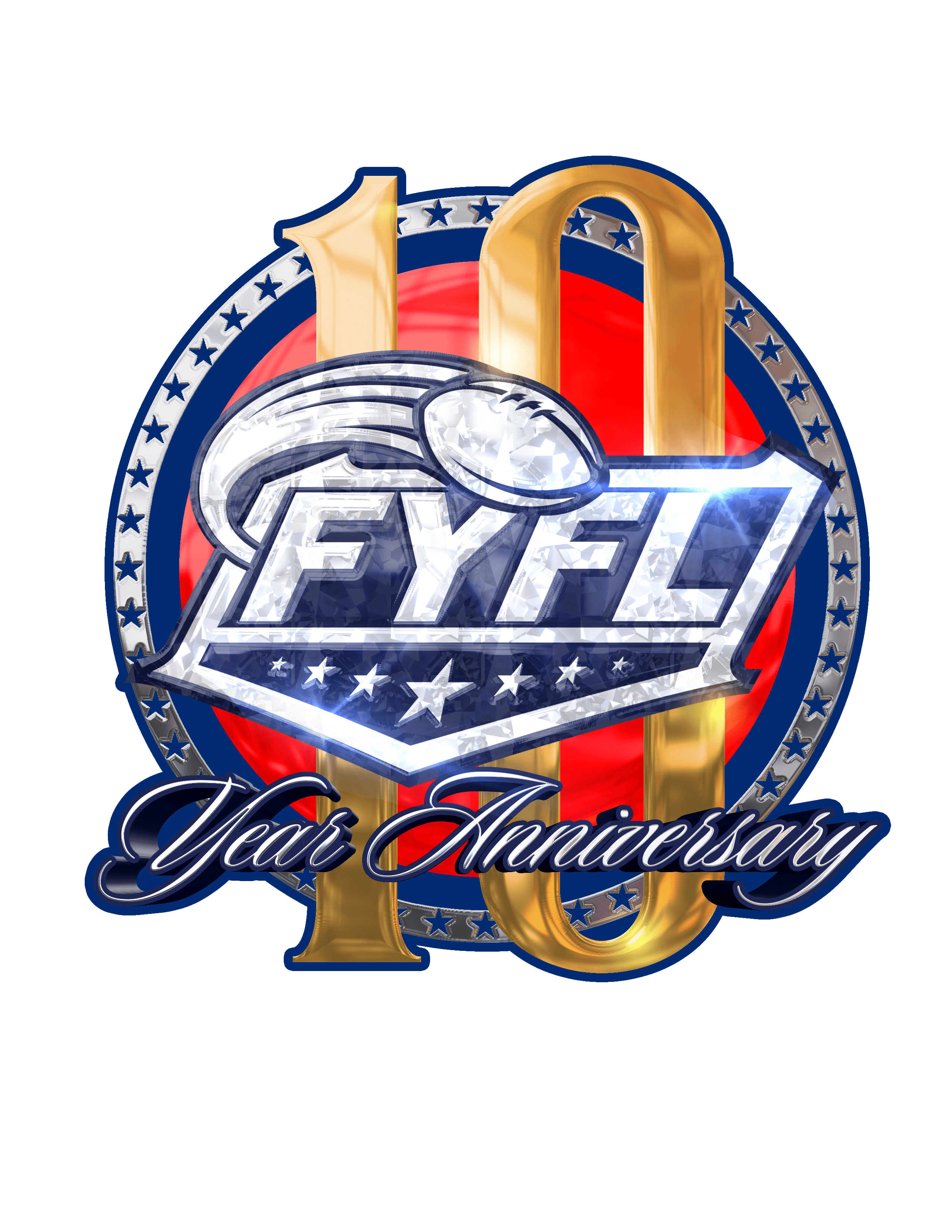 Fyfl 10th Anniversary Logo 2022